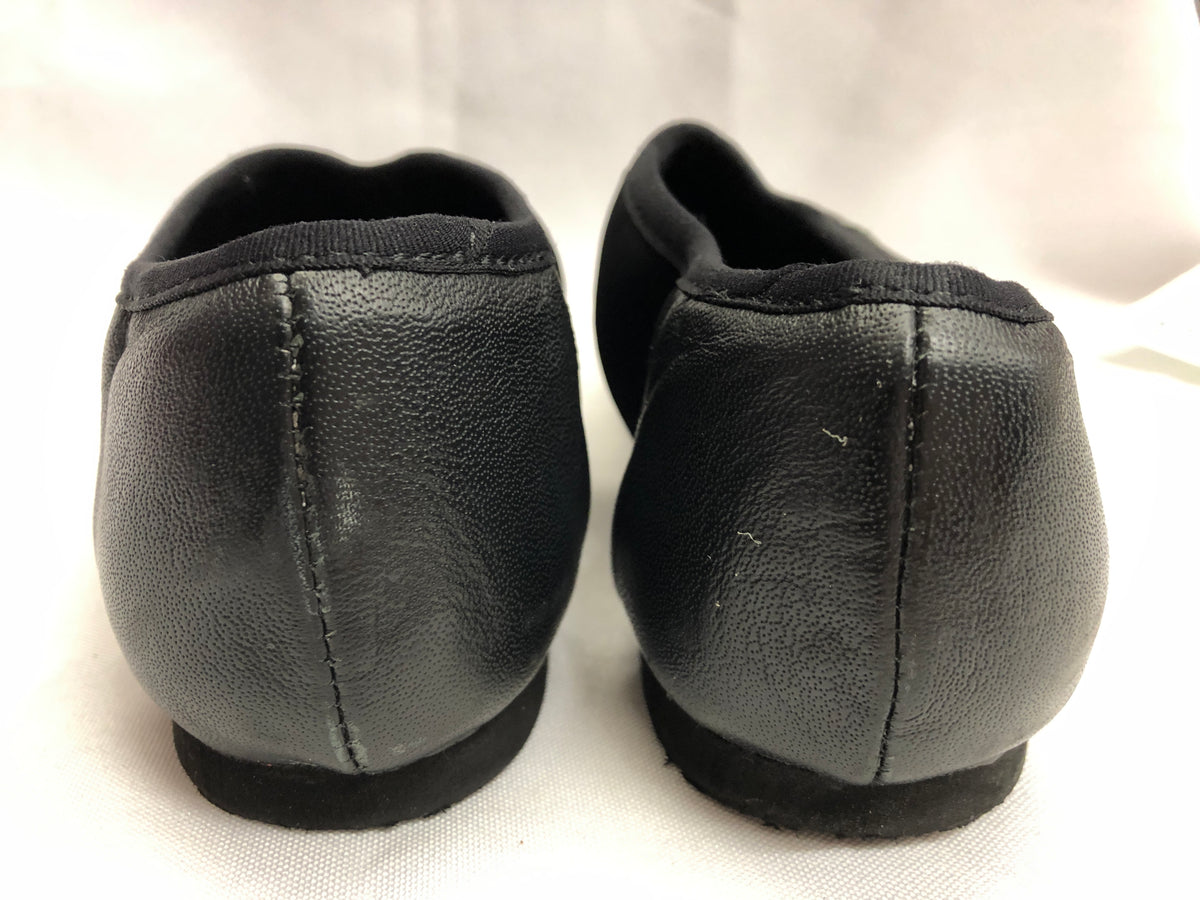 Pre-Owned Jazz Shoes DanzNMotion Youth 5.5M Stretch Leather Pull On Split Sole