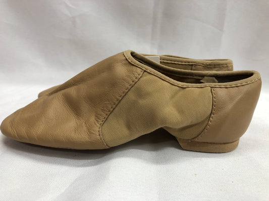Pre-Owned Jazz Shoes Bloch Child 3M Tan Leather Slip On Split Sole