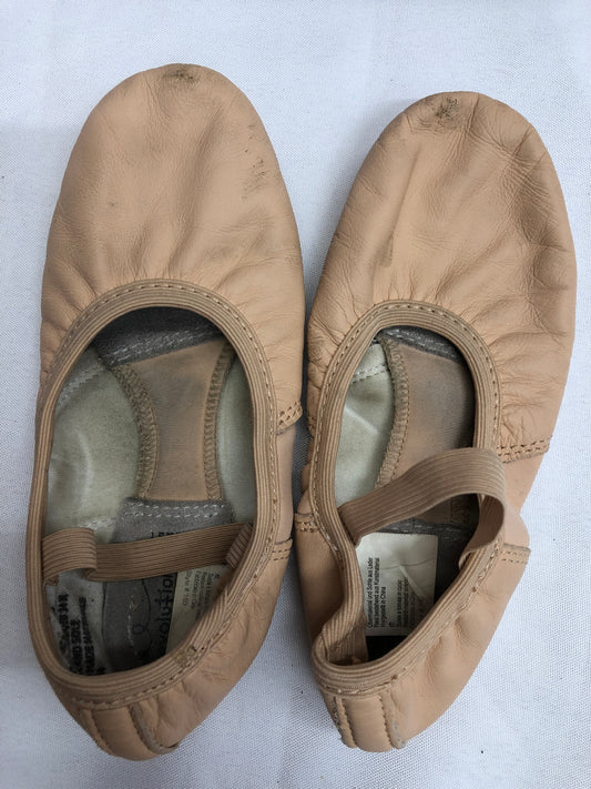 Pre-Owned Ballet Shoes Revolution 150 Pink Adult 5M Leather Split Sole Stretch