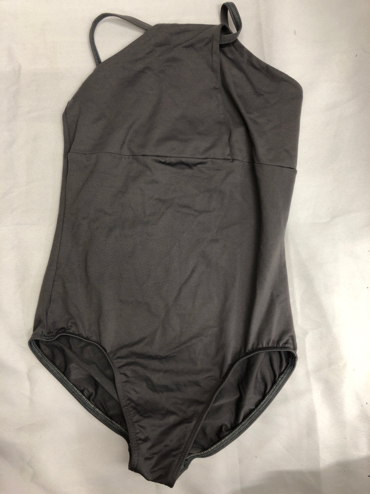 Pre-Owned Leotard Gray Medium Adult Motionwear Lycra Drape Ballet Jazz