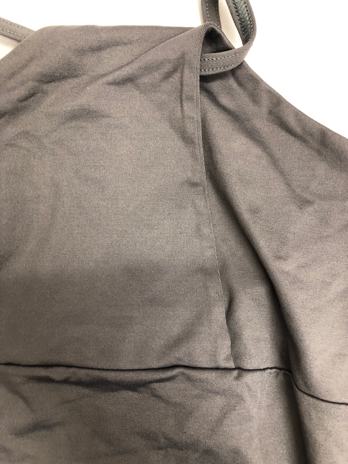Pre-Owned Leotard Gray Medium Adult Motionwear Lycra Drape Ballet Jazz
