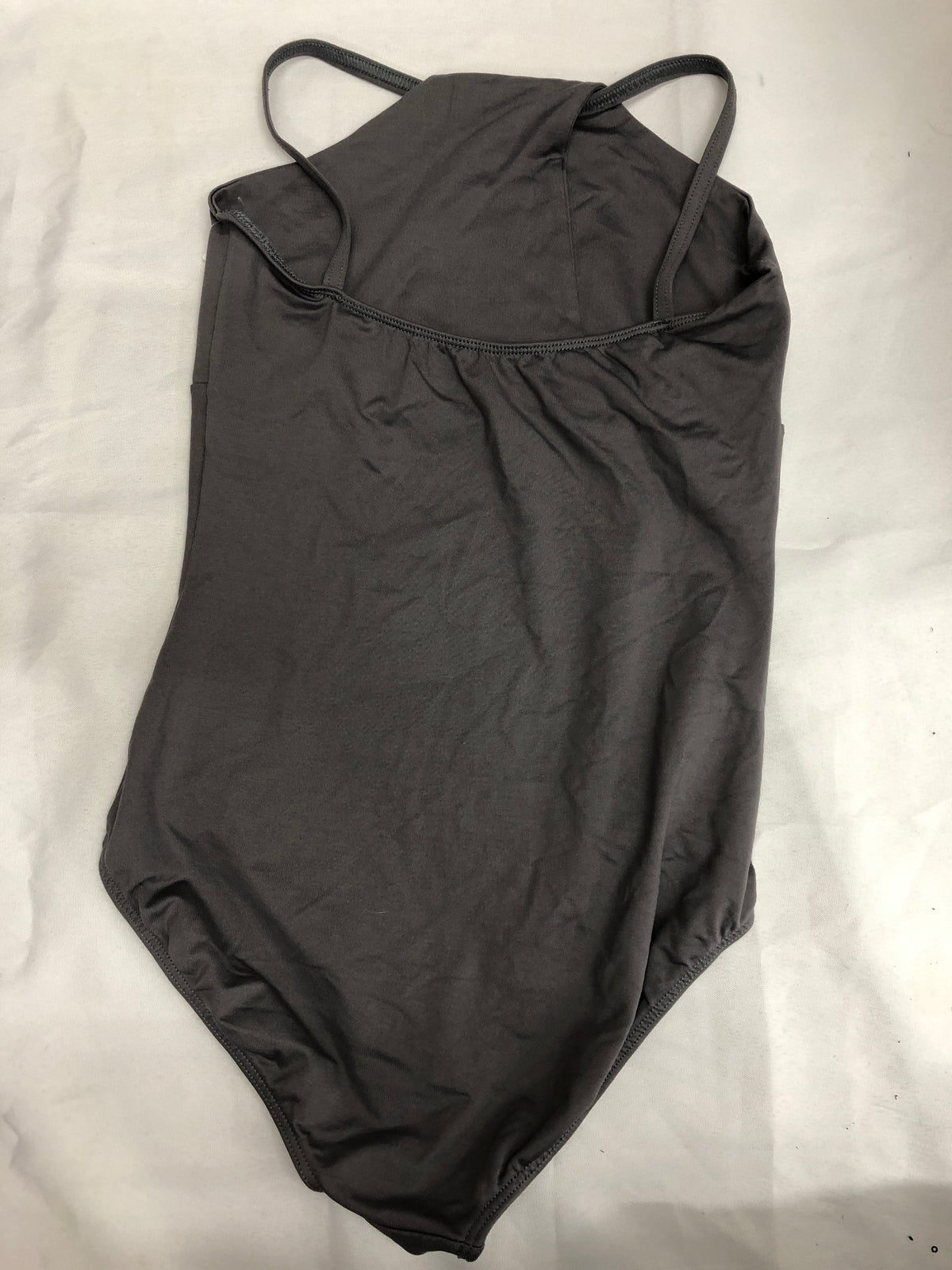 Pre-Owned Leotard Gray Medium Adult Motionwear Lycra Drape Ballet Jazz
