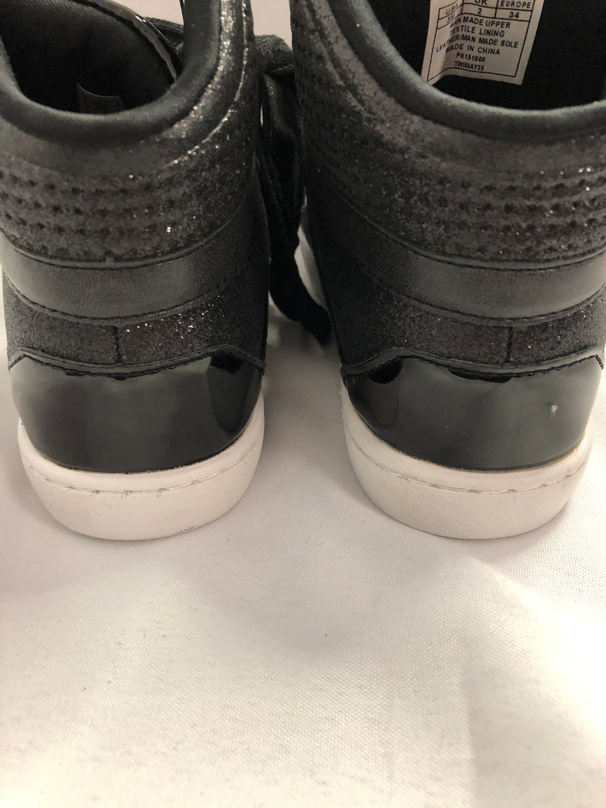 Pre-Owned Hip Hop Shoes Pastry 3M Child High Top Sneakers Glitter