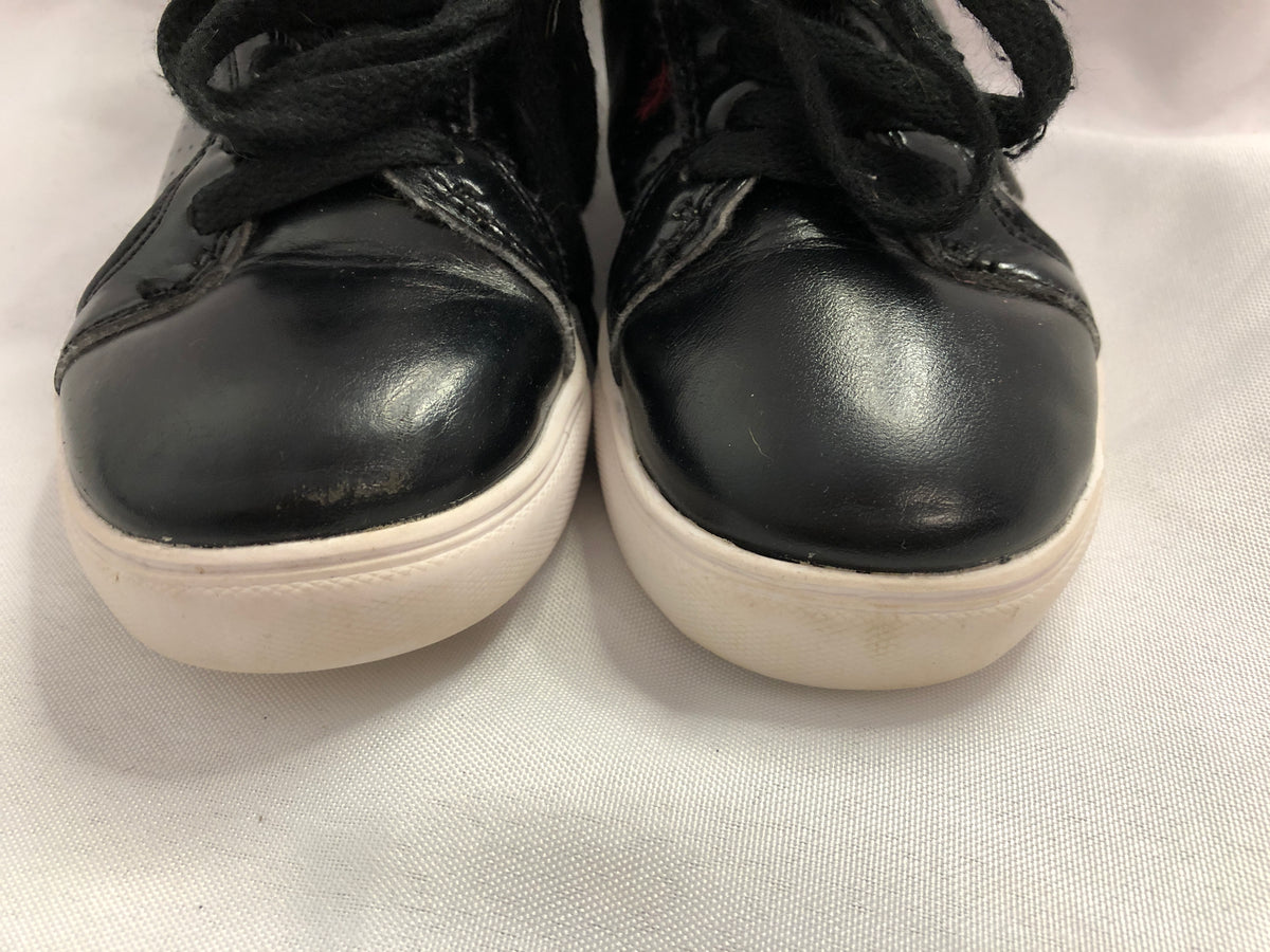 Pre-Owned Hip Hop Sneakers Weissman Kids 11M High Top W360 Vinyl Black
