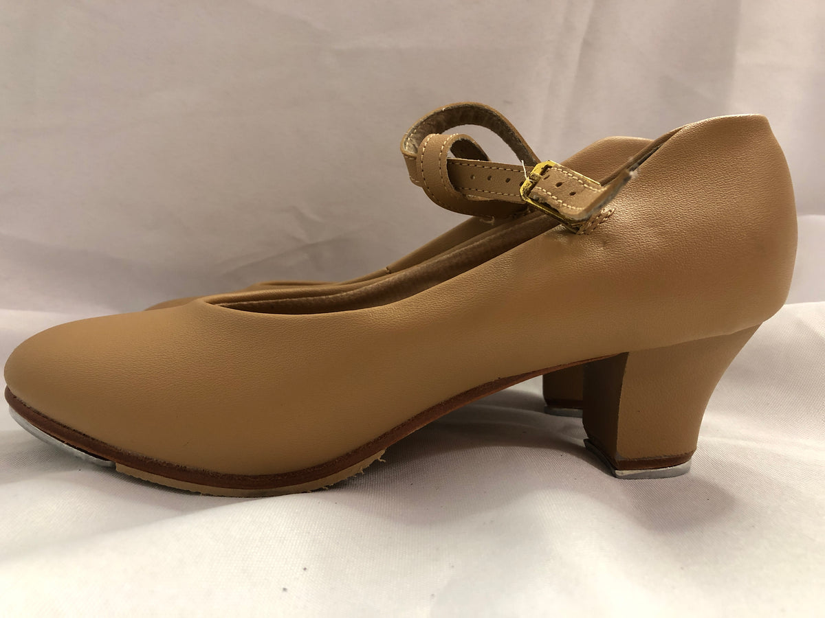 Pre-Owned Tap Shoes Womens 5M Theatricals 1.5" Heel Leather Buckle