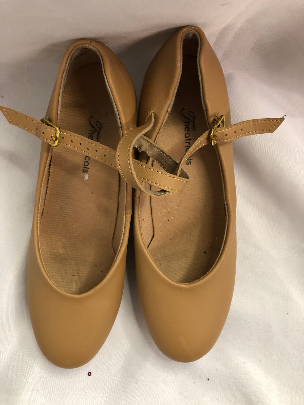 Pre-Owned Tap Shoes Womens 5M Theatricals 1.5" Heel Leather Buckle