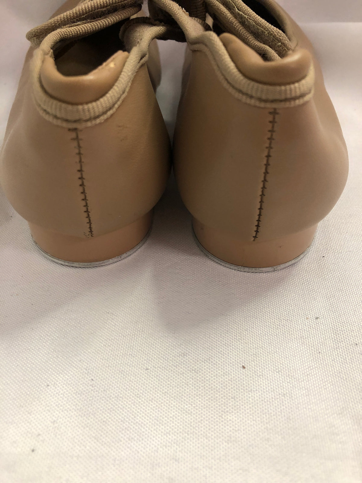 Pre-Owned Tap Shoes Danshuz 534 Child 2M Tan Mary Jane Easy Strap