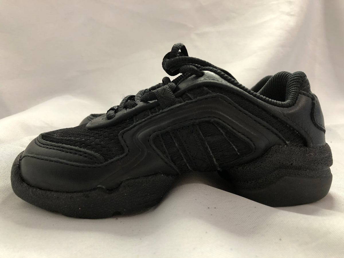 Pre-Owned Hip Hop Jazz Shoes Capezio Child 12M Sneakers Lace Up Split Sole