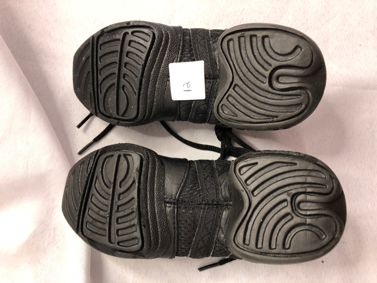 Pre-Owned Hip Hop Jazz Shoes Capezio Child 12M Sneakers Lace Up Split Sole