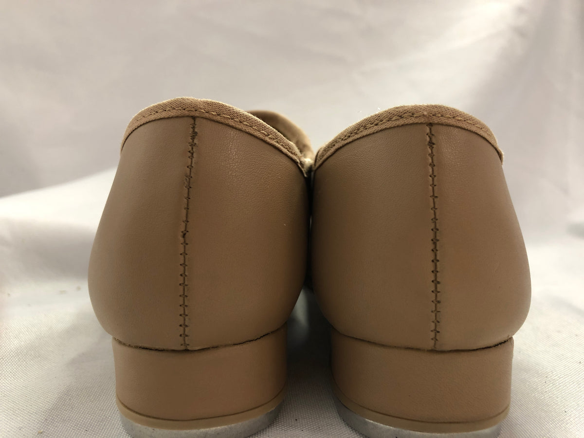 Dance Tan Tap Shoes SoDanca TA37 Child 3W Mary Jane Leather Loop Strap