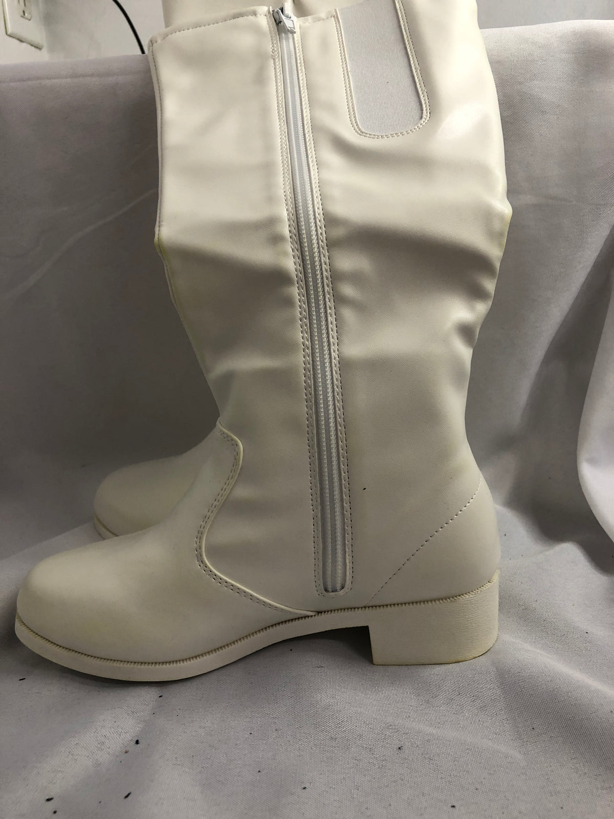 Pre-Owned Parade Shoes Gotham 5M Knee High Zip Up Rubber Soles