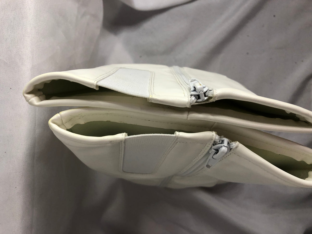 Pre-Owned Parade Shoes Gotham 5M Knee High Zip Up Rubber Soles