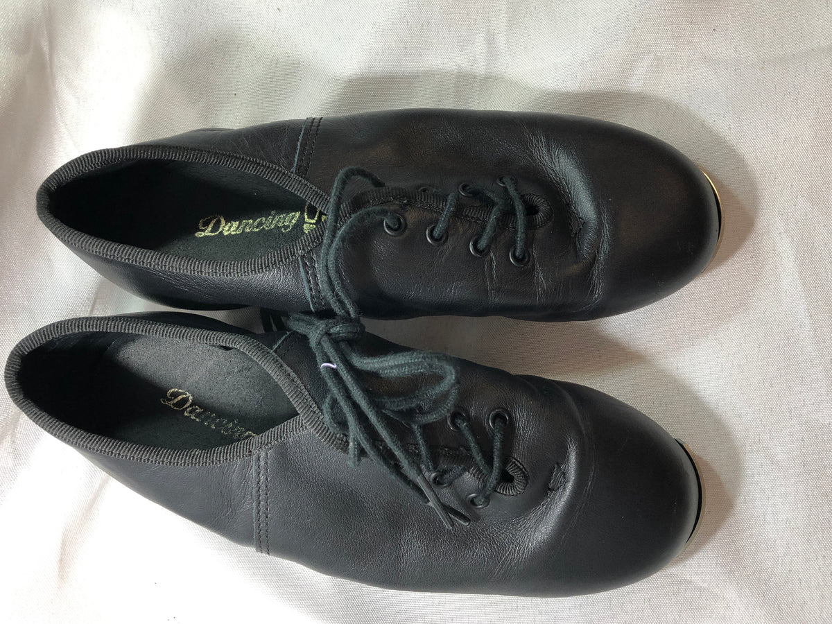 Pre-Owned Clogging Shoes Steven Stompers Adult 5M Oxford Leather Split Sole