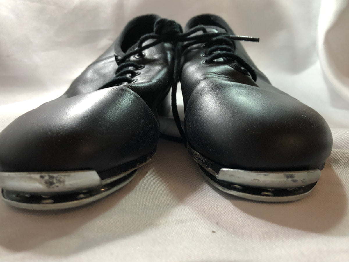 Pre-Owned Clogging Shoes Steven Stompers Adult 7M Oxford Leather Split Sole