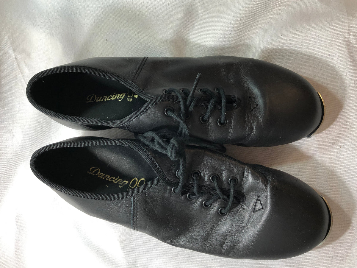 Pre-Owned Clogging Shoes Steven Stompers Adult 7M Oxford Leather Split Sole