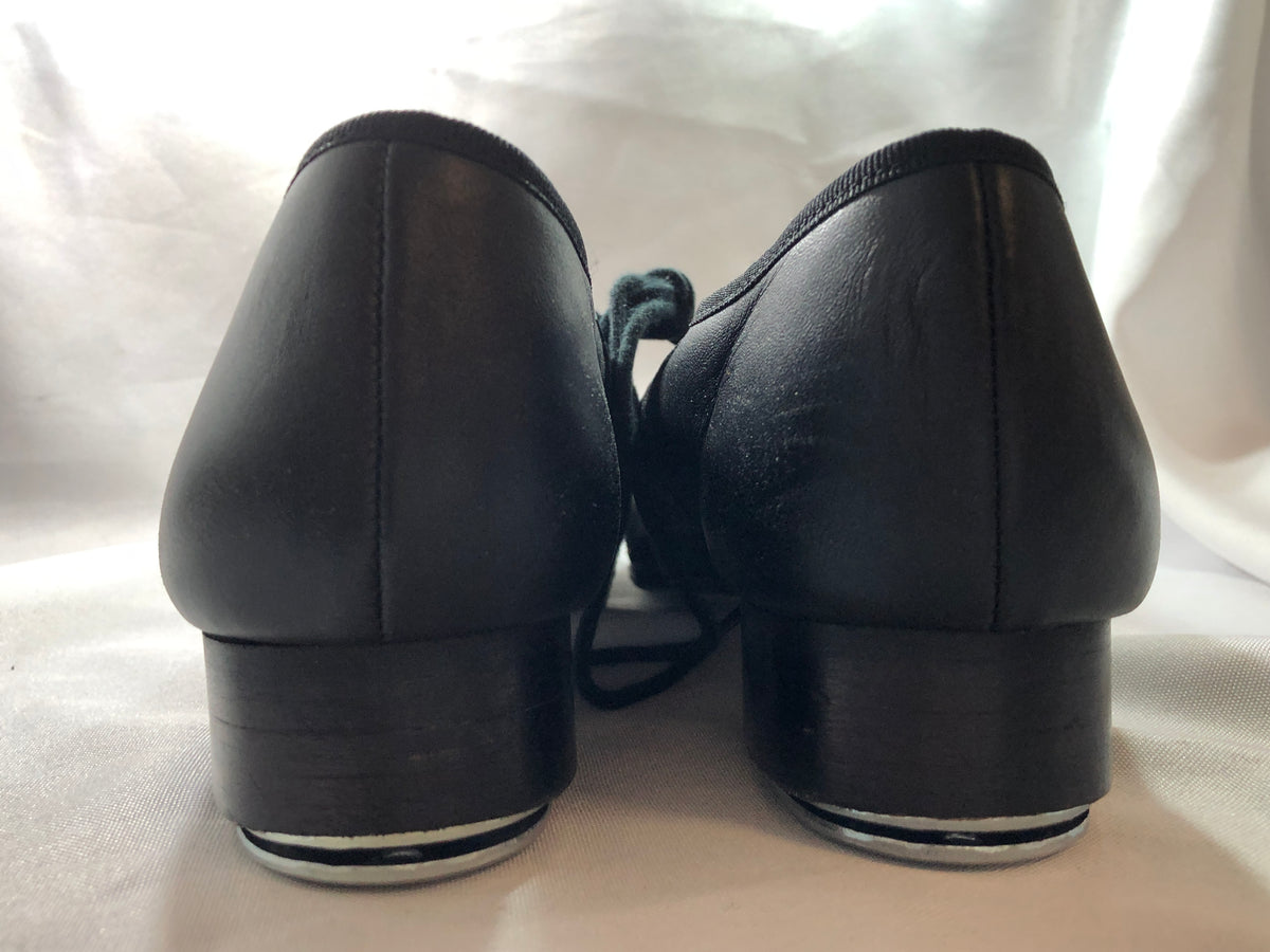 Pre-Owned Clogging Shoes Steven Stompers Adult 7M Oxford Leather Split Sole