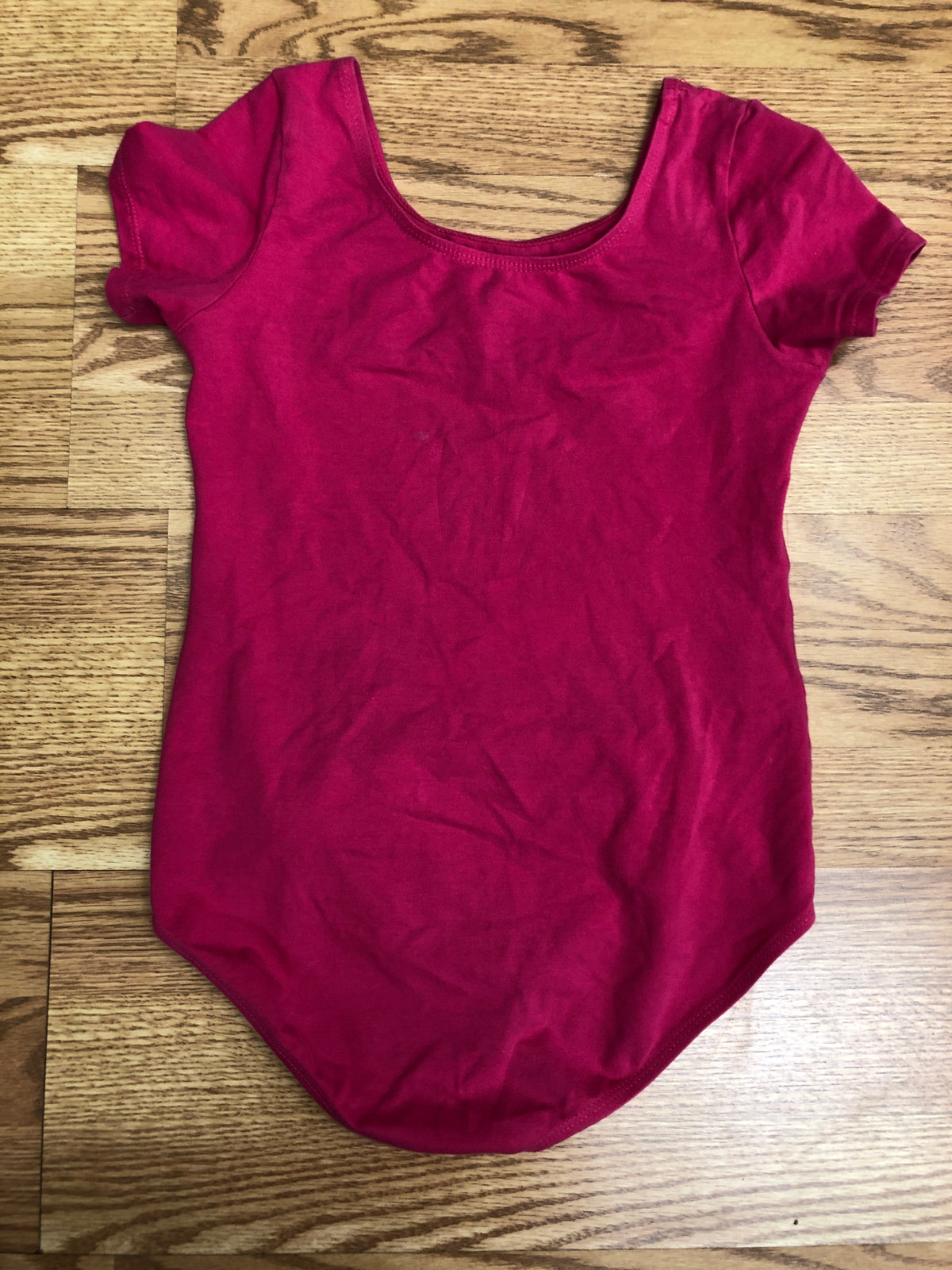 Pre-Owned Leotard 3XL Child Hot Pink Cotton Ballet Tap Jazz