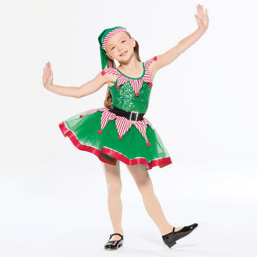 Pre-Owned Costume Revolution RC19706 Christmas Elf Medium Child Holiday Tap