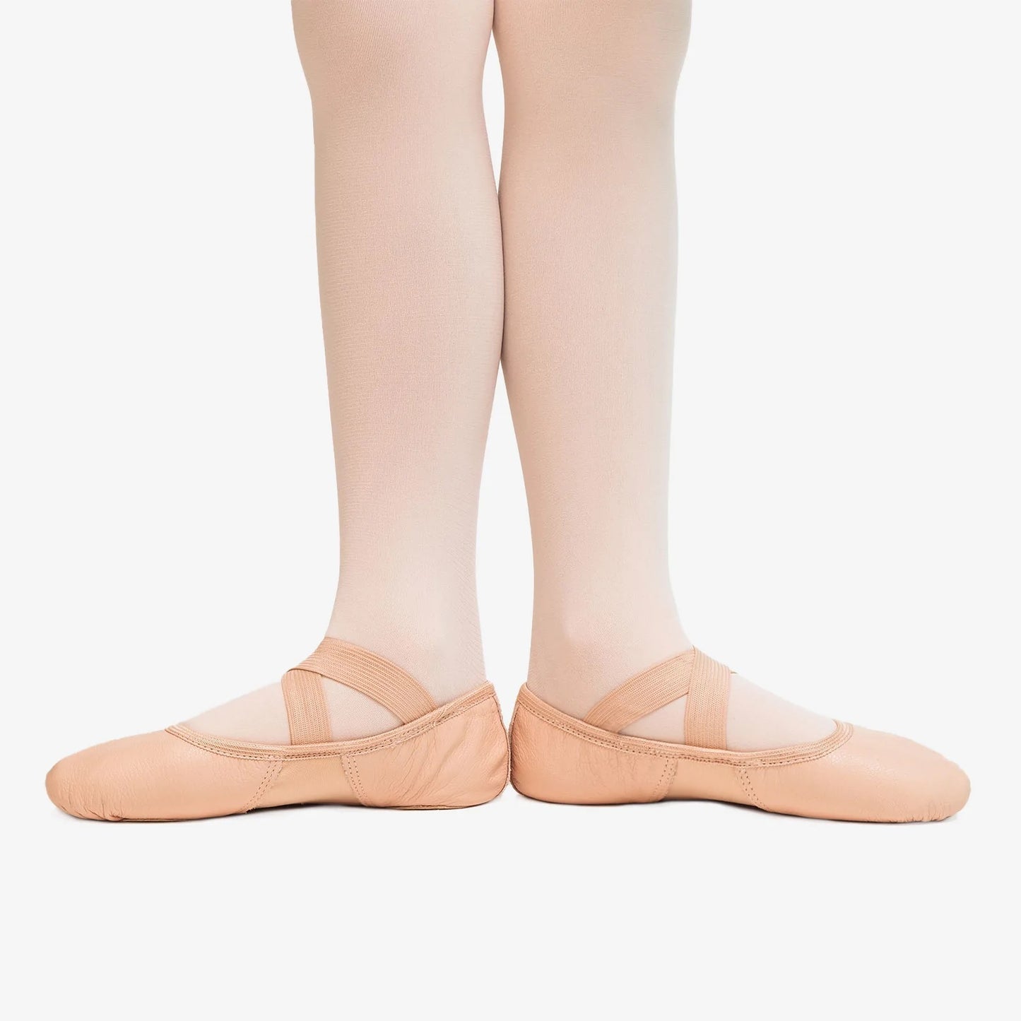 NEW Ballet Shoes So Danca SD110S Child Sizes Pink Leather Cross Straps Split Sole