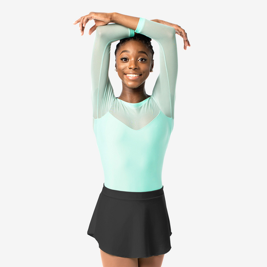 Pre-Owned Skirt Bullet So Danca Opaque Black Large Adult Ballet Pointe