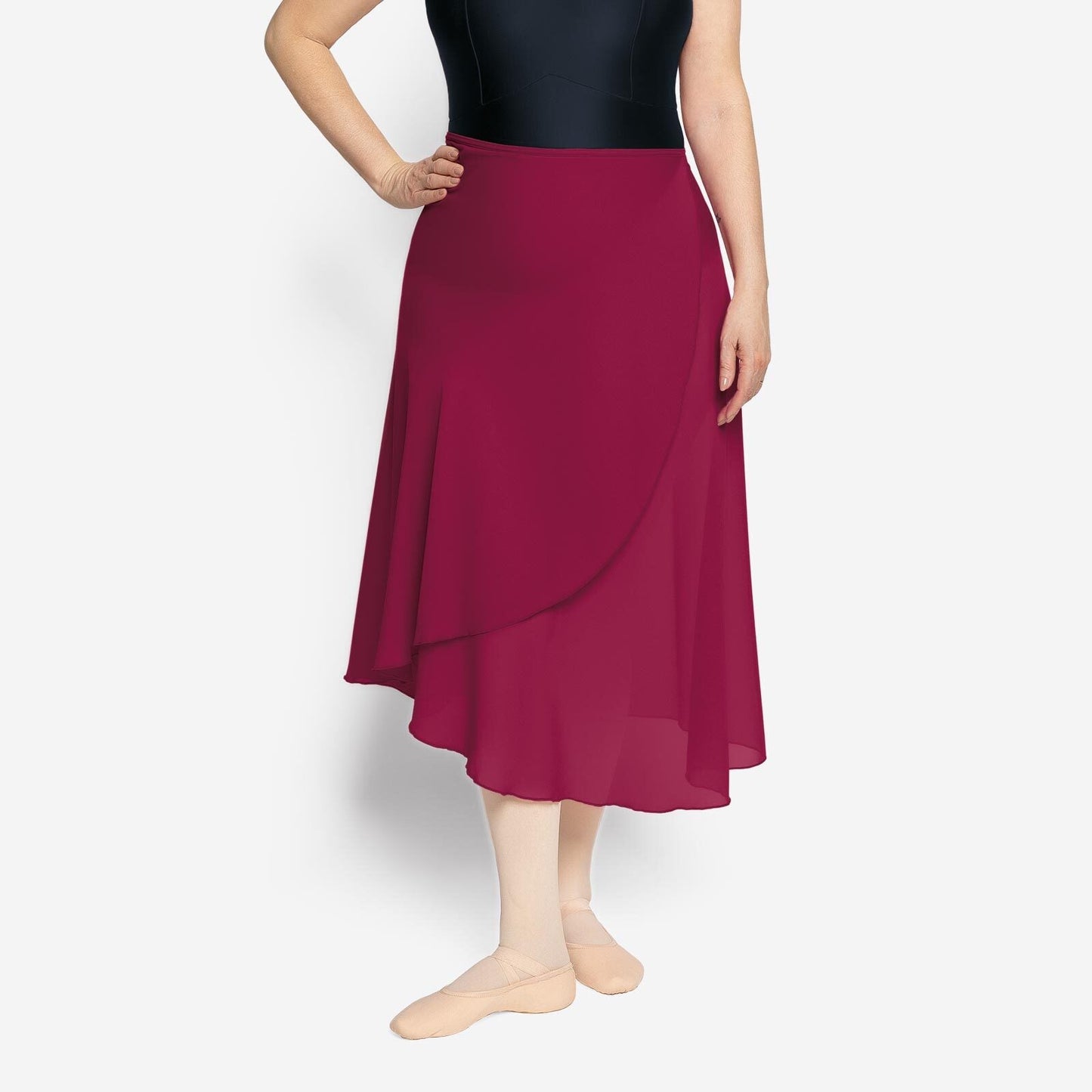NEW Wrap Skirt So Danca SL235 Calf Length Curvy Sizes