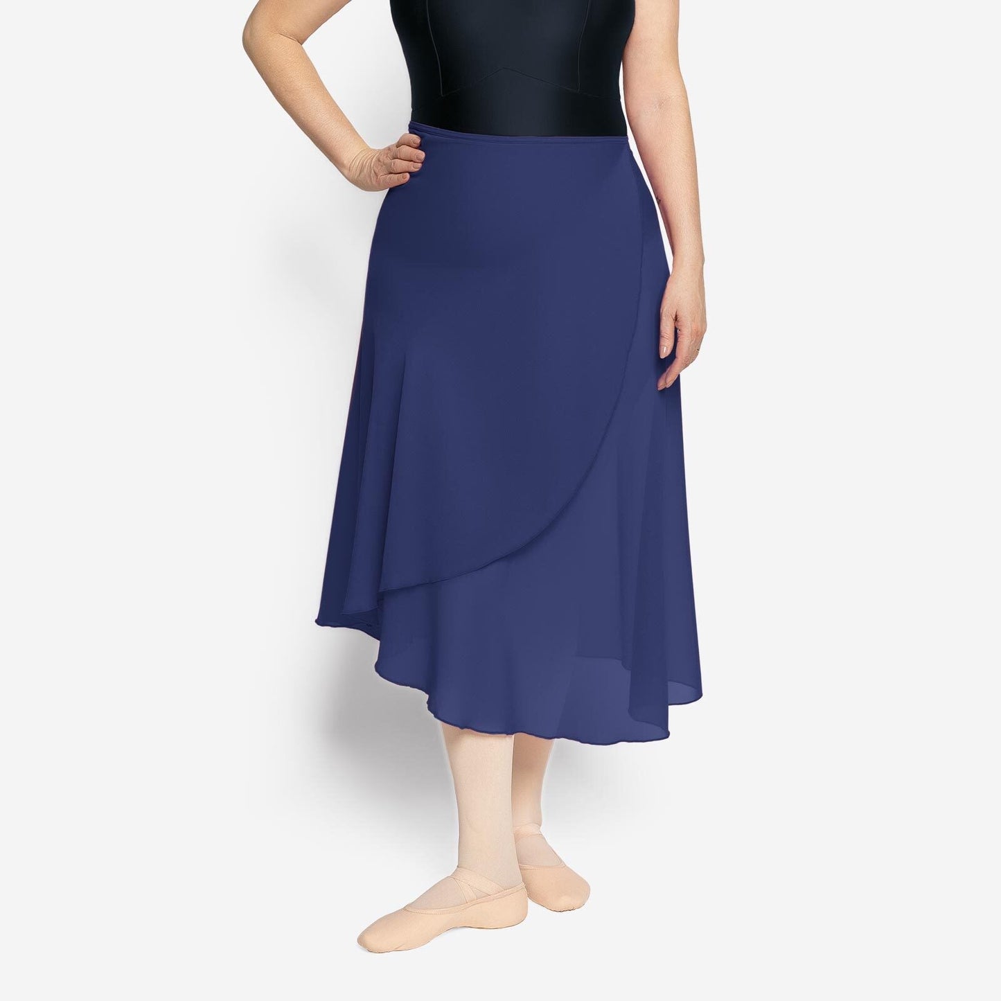 NEW Wrap Skirt So Danca SL235 Calf Length Curvy Sizes