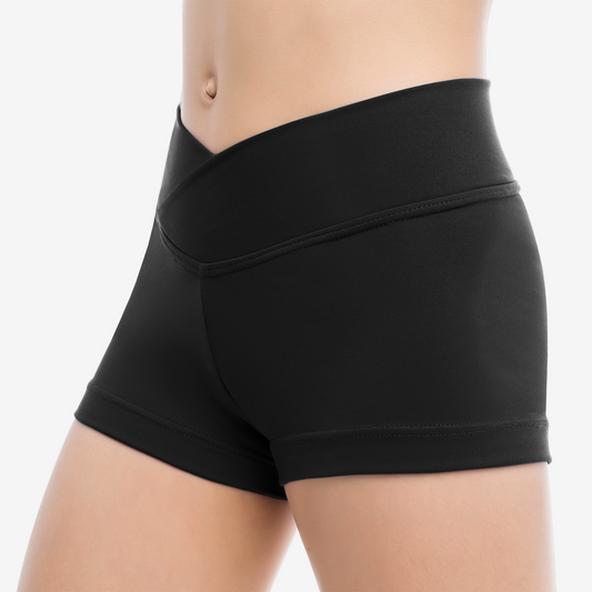 Pre-Owned Shorts So Danca SL81 Int Child 6x-7 Black Jazz Gymnastics