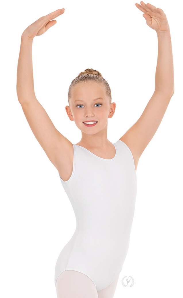New Leotard Eurotard 1089 Cotton Tank Girl's