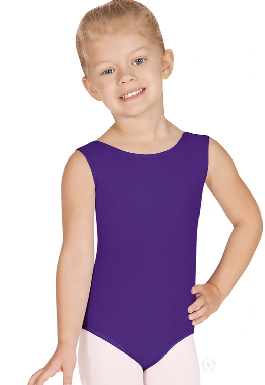 New Leotard Eurotard 4489 Lycra Tank Girl's Many Colors