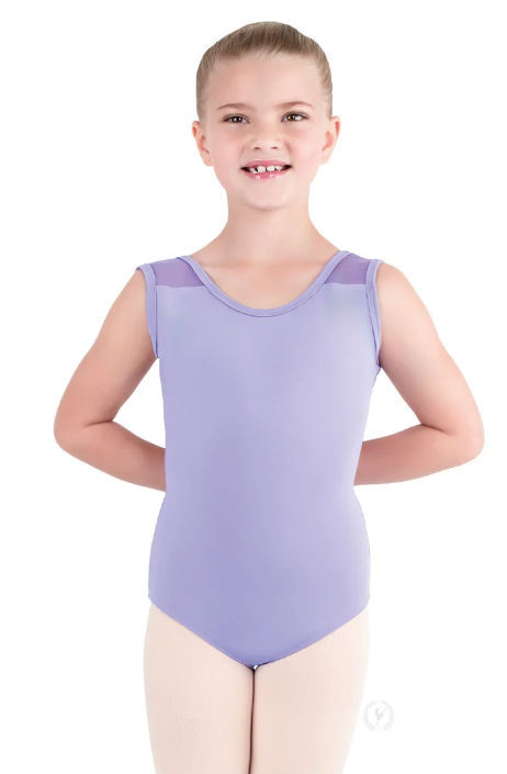 New Leotard Eurotard 44586C Lycra Tank Mesh Insert Girl's Many Colors
