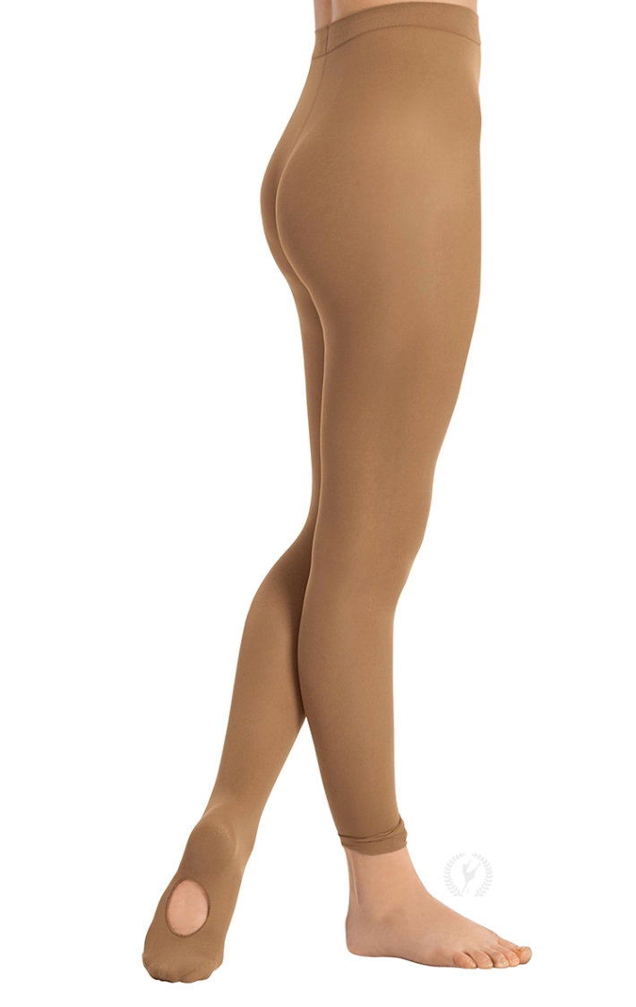 New Tights Eurotard 210 Women's Convertible True Non Run Microfiber Tights