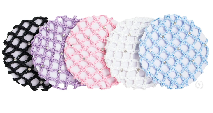 NEW Bun Covers with Rhinestones by Eurotard 272R