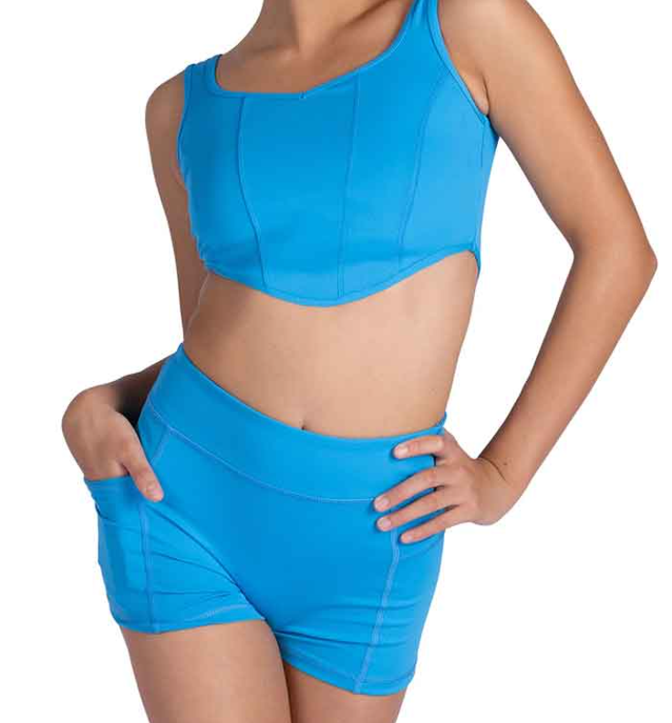 New Shorts Danz N Motion 26402C Parker High Waist Pockets Convention Wear Jazz