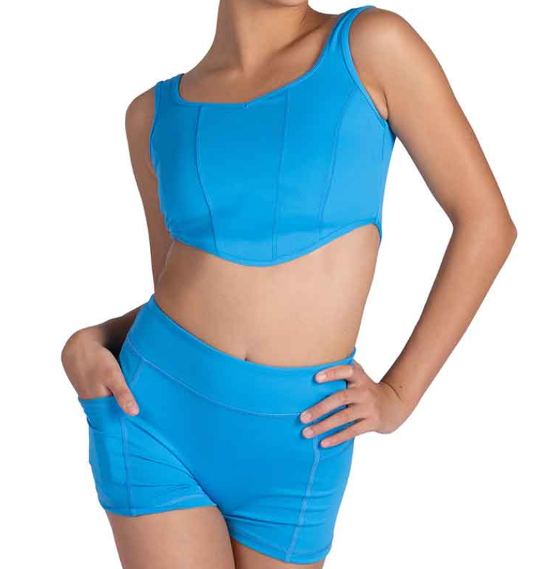 New Shorts Danz N Motion 26402C Parker High Waist Pockets Convention Wear Jazz