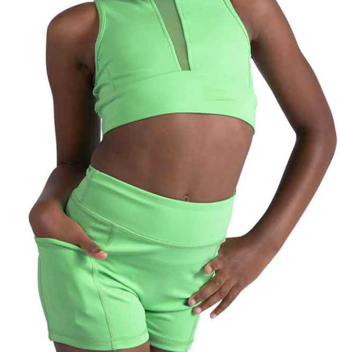 New Shorts Danz N Motion 26402C Parker High Waist Pockets Convention Wear Jazz