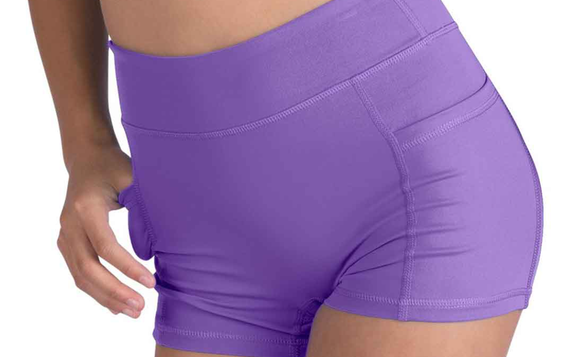 New Shorts Danz N Motion 26402C Parker High Waist Pockets Convention Wear Jazz
