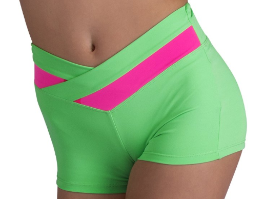 New Shorts Danz N Motion 26404C 2 tone Convention wear Jazz Acro