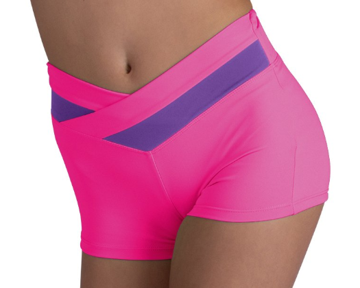 New Shorts Danz N Motion 26404C 2 tone Convention wear Jazz Acro