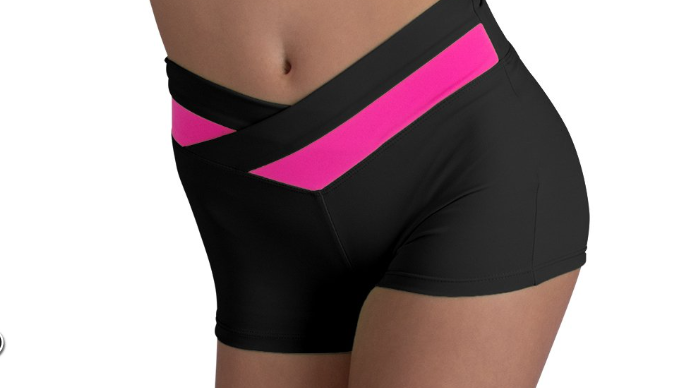 New Shorts Danz N Motion 26404C 2 tone Convention wear Jazz Acro