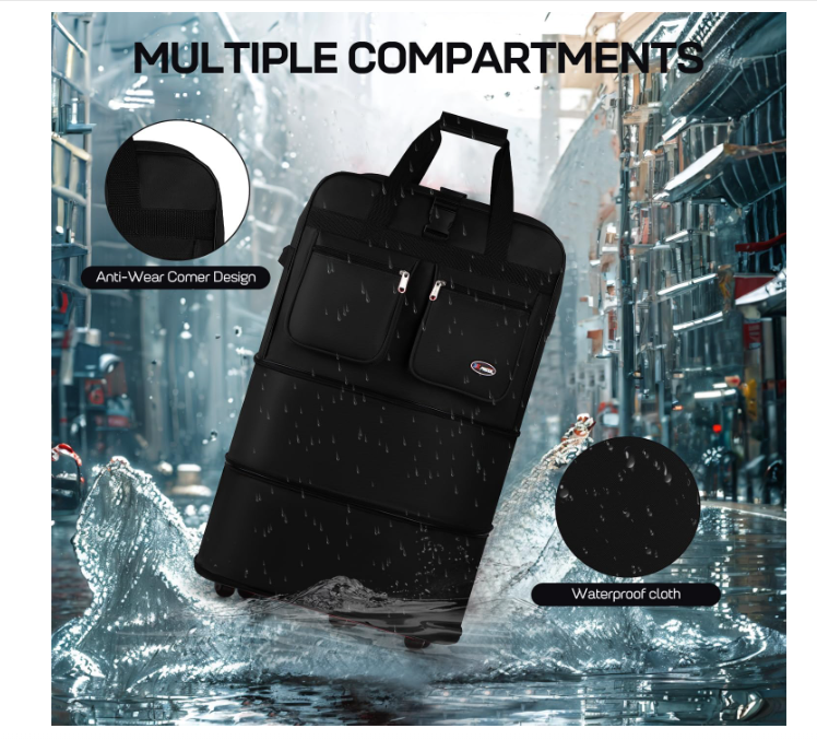 NEW Expandable Bags on Wheels by NY Xpress -