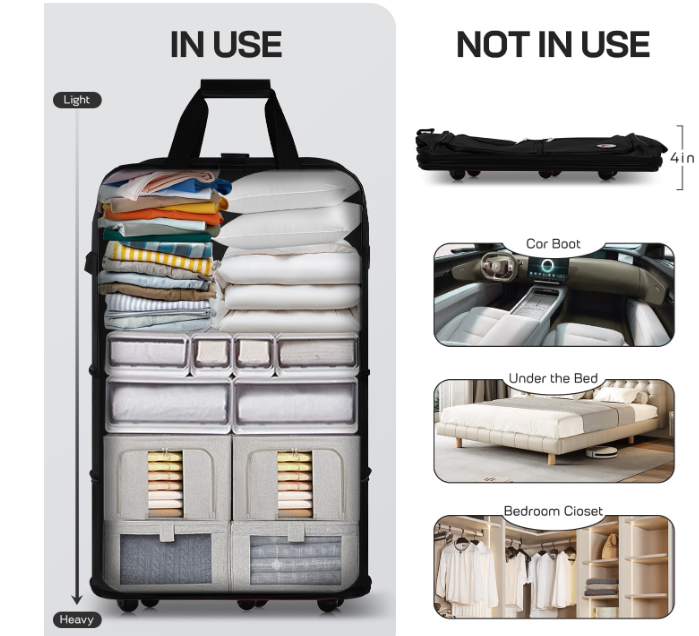 NEW Expandable Bags on Wheels by NY Xpress -