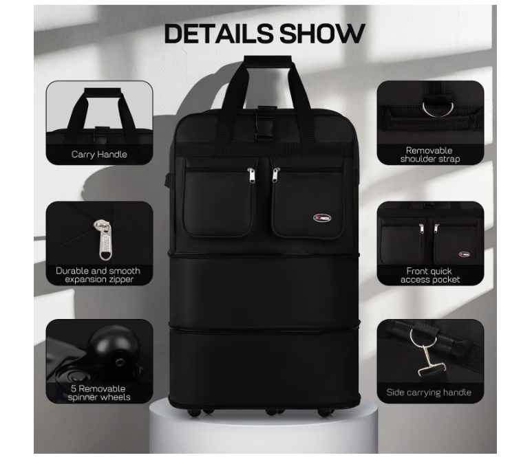 NEW Expandable Bags on Wheels by NY Xpress -