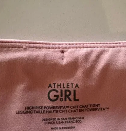 Pre-Owned Athleta Girl Solid Navy Blue Leggings Small Size 7 Girl's
