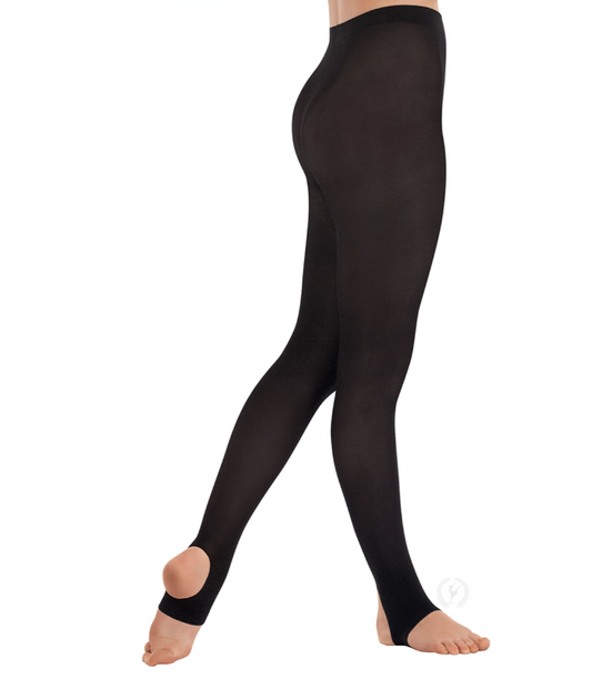 New Tights Eurotard 217 Women's Stirrup True Non Run Microfiber Tights