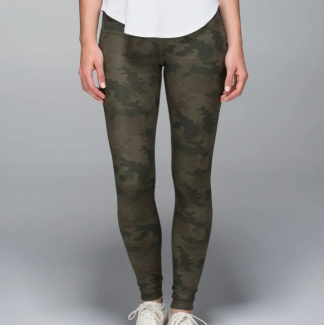 Pre-Owned Leggings Lululemon Camo XS Adult 4 Tap Ballet