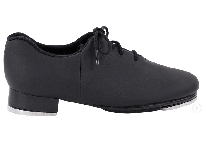 New Tap Shoes Eurotard Toro Child & Youth Sizes in Black Oxford Leather