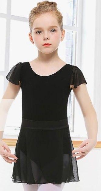 Pre-Owned Ballet Skirt Black Medium Child Stelle Jazz Tap