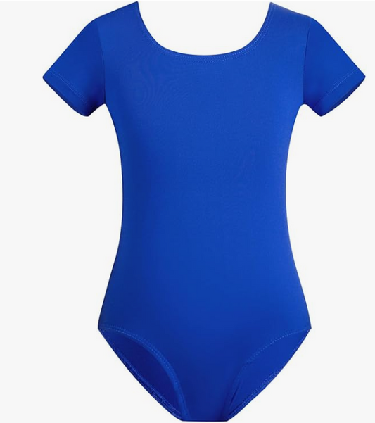 Pre-Owned Leotard Royal Blue XL Child Cotton Ballet Tap Jazz