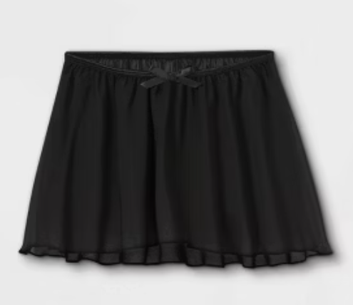 Pre-Owned Ballet Skirt Small Child Black 6-7 Cat & Jack Tap Pull On