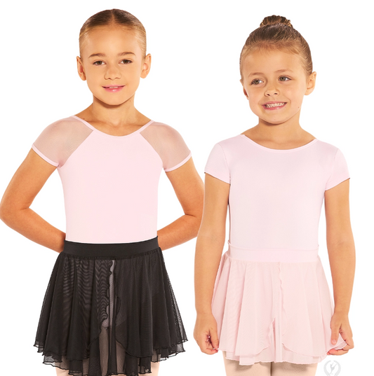 New Skirt Eurotard 41128C Pull On Mock Wrap Skirt Ballet Child Sizes